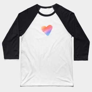 Rainbow Heart Baseball T-Shirt